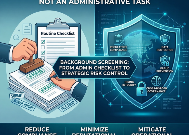 Background Screening Is a Risk Function, Not an Administrative Task