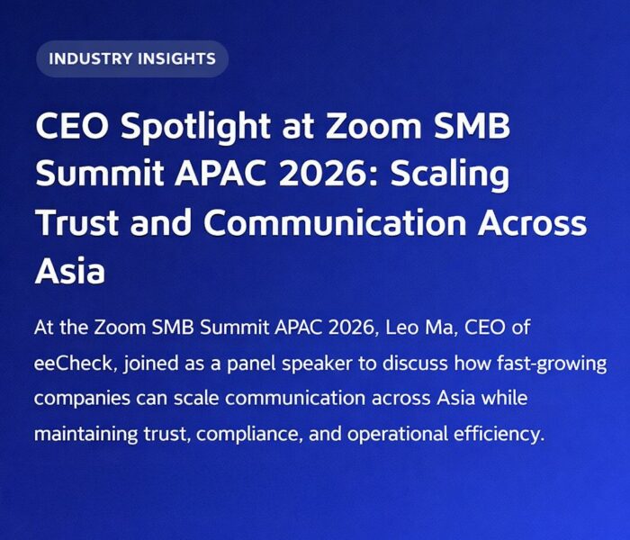 CEO Spotlight at Zoom SMB Summit APAC 2026: Scaling Trust and Communication Across Asia