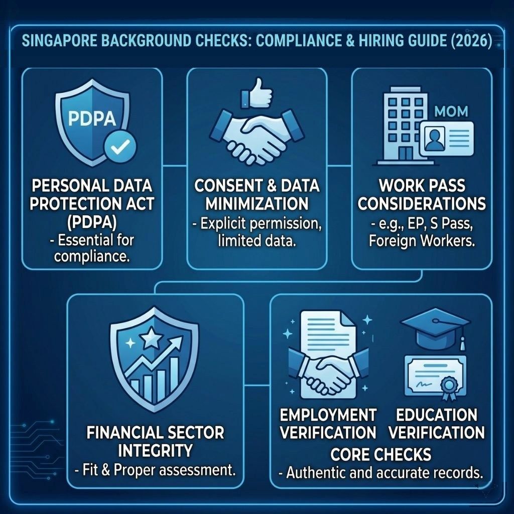 Singapore background check and Compliance 2026