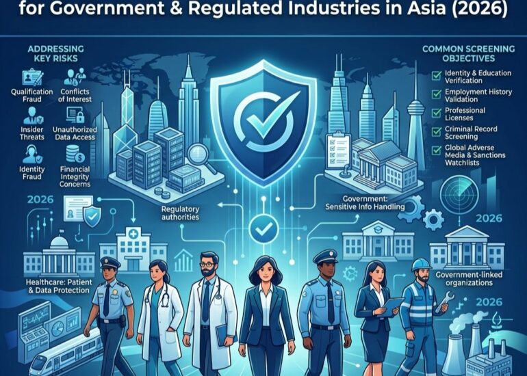 Employment Background Checks for Government & Regulated Industries in Asia (2026)