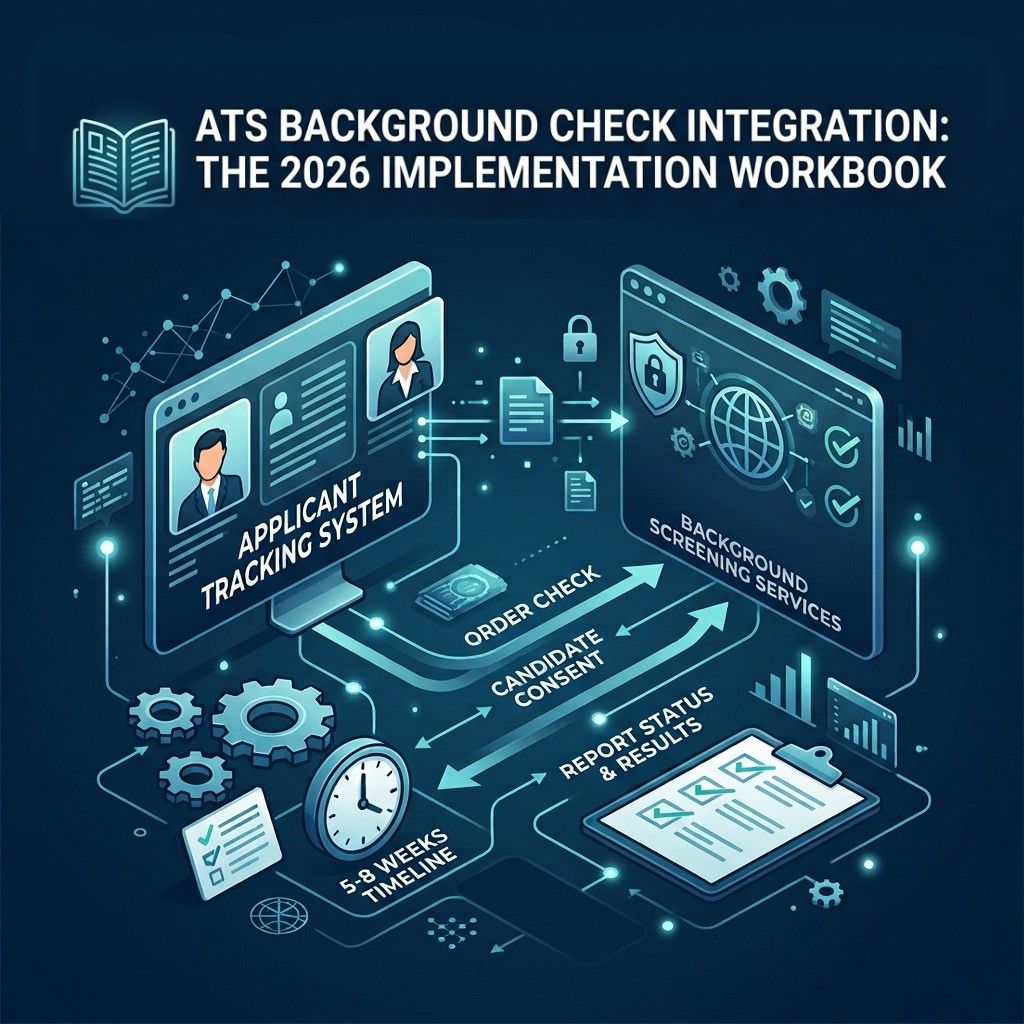 ATS Background Check Integration The 2026 Implementation Workbook