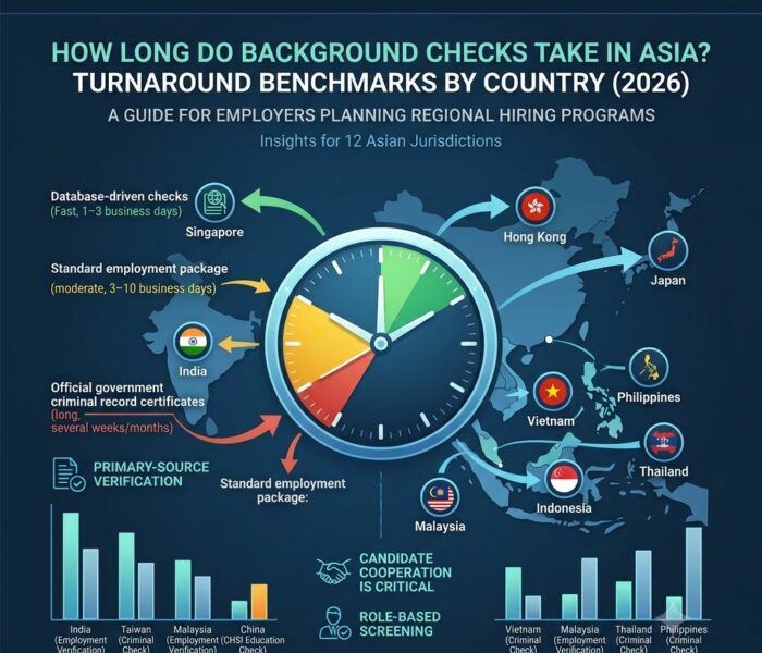 How Long Do Background Checks Take in Asia Turnaround Benchmarks by Country (2026)