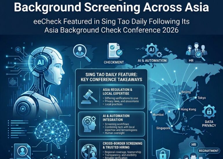 eeCheck in Sing Tao AI and Background Screening Across Asia